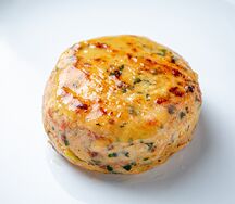 Котлеты из кролика со шпинатом и пармезаном 