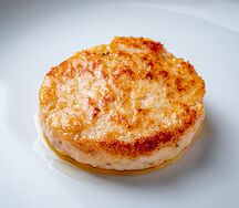 Котлеты крабовые с гребешком и креветками 