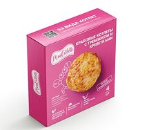 Котлеты крабовые с гребешком и креветками