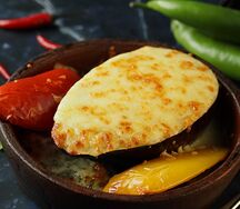 Баклажан, запеченный веером