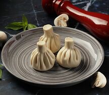 Хинкали с грибами