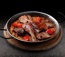 Паэлья с уткой 