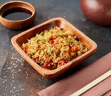 Рис Басмати в соевом соусе с овощами