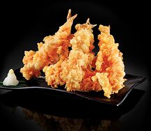 Креветки темпура