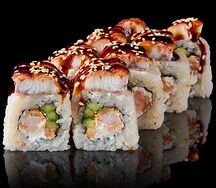 Ролл Дракон с креветкой