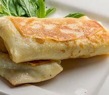 Блины с красной икрой