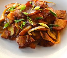 Жареная картошка с грибами