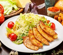 Цезарь с курицей
