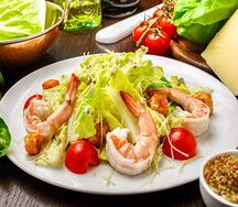 Цезарь с креветками