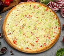 Пицца Цезарь с курицей