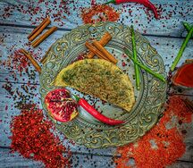 Кутаб с зеленью