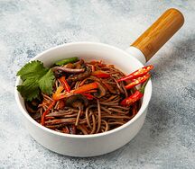 Соба с овощами