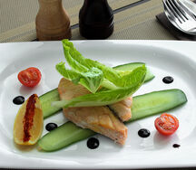 Салмон Стейк на пару