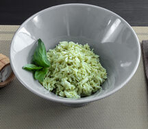 Ароматный рис басмати с зеленым маслом