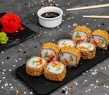 Горячая Калифорния с креветкой
