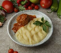 Ежики с пюре