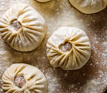 Буузы свинина-говядина замороженные