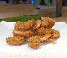 Королевские креветки во фритюре