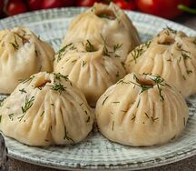 Буузы из свинины и говядины M