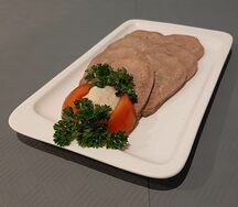Язык говяжий с хреном