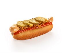 Постный хот-дог