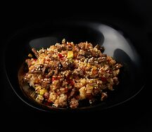 Рис с грибами и говядиной Pepper