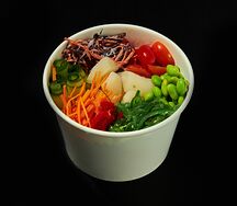 Поке с гребешком