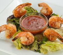 Жареные креветки