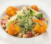 Цезарь с тигровыми креветками