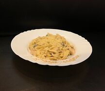 Феттуччине курица с грибами 