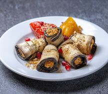 Баклажаны и перец фаршированные