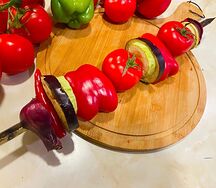 Овощи на углях