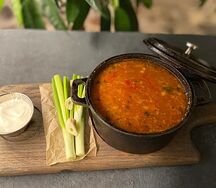 Фирменный борщ с уткой