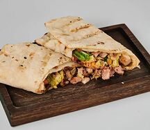 Мексиканская шаурма с мясом на выбор