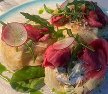 Блины с ростбифом