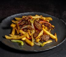 Фри с мясом