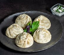 Манты с картошкой и говядиной