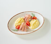 Осьминожки с картофельным пюре