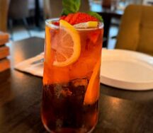 Домашний лимонад Клубника и базилик 