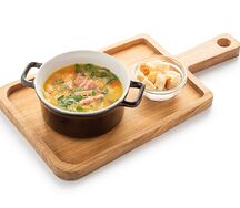 Гороховый суп с копченостями