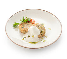 Куриные котлеты со сливочным соусом