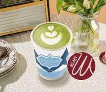 Зеленая матча латте