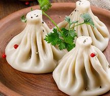 Хинкали с говядиной и свининой