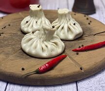 Хинкали с телятиной и свининой