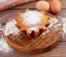 Творожный кекс и изюмом