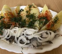 Селедка с картофелем