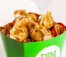 Wok гедзе с курицей