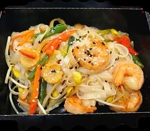 Wok Тигровые креветки с соусом том ям