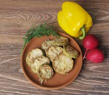 Кабачки жаренные с чесноком