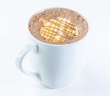 Латте банановый брауни